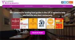 Desktop Screenshot of leadingrestaurants.co.uk