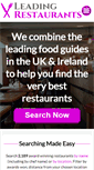Mobile Screenshot of leadingrestaurants.co.uk